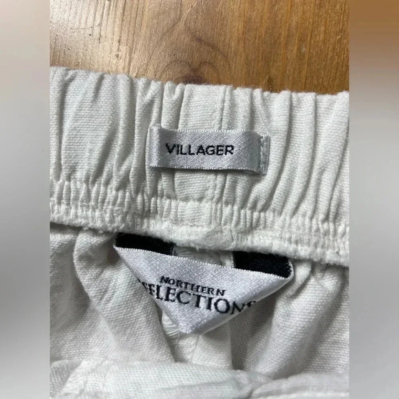 Womens High Rise Wide Leg %100  cotton Pants Size XL - Picture 7 of 9